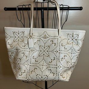 Large Flashy Coach Tote - image 1